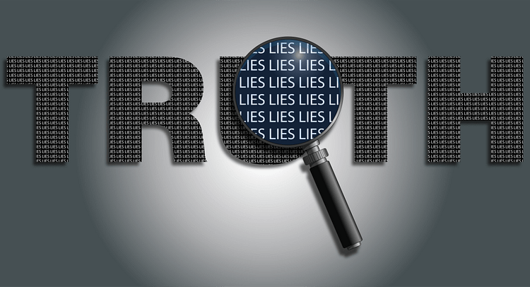 Lies Hidden in Truth Revealed by Magnifier